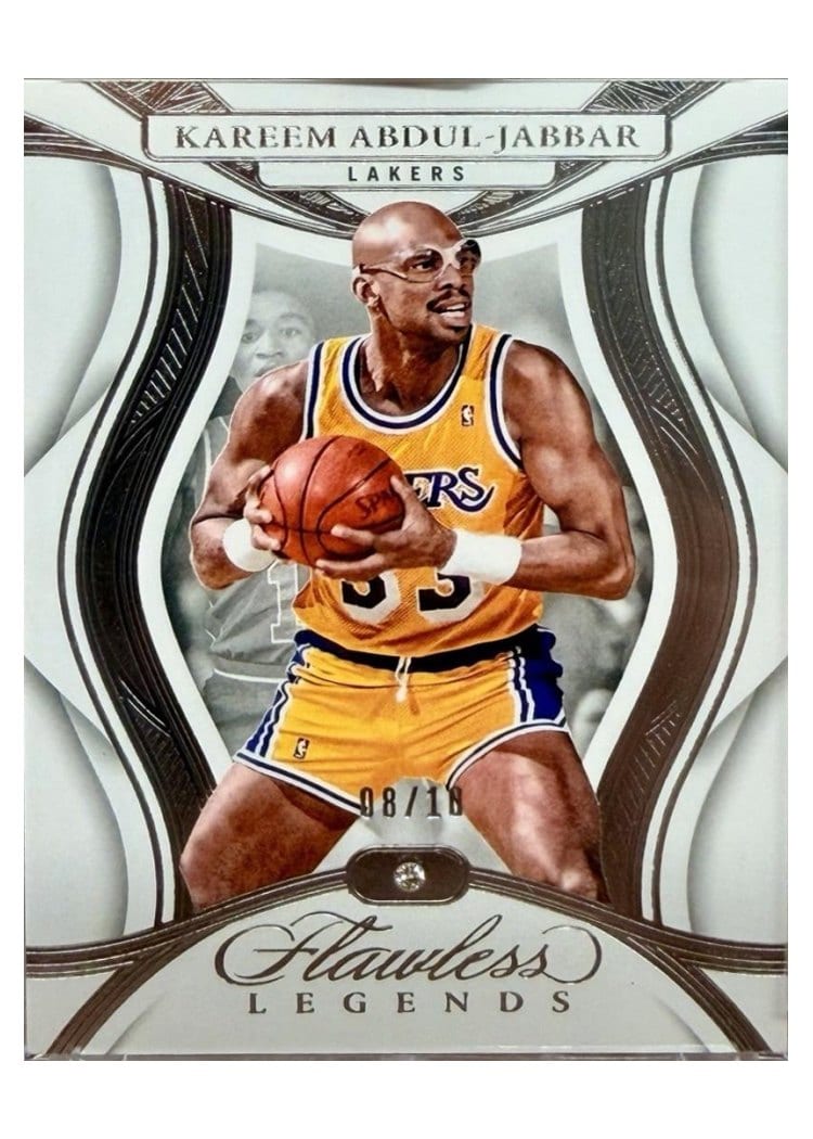 2024-25 Panini Flawless Base Gems Kareem Abdul-Jabbar #111 card