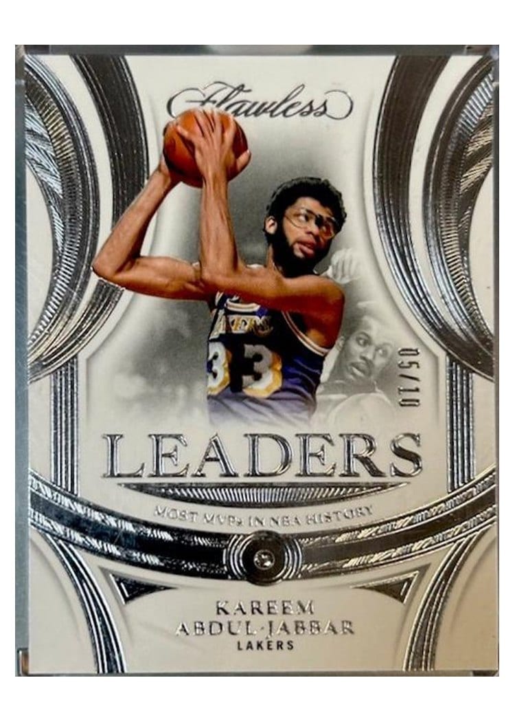 2024-25 Panini Flawless Base Gems Kareem Abdul-Jabbar #170 card