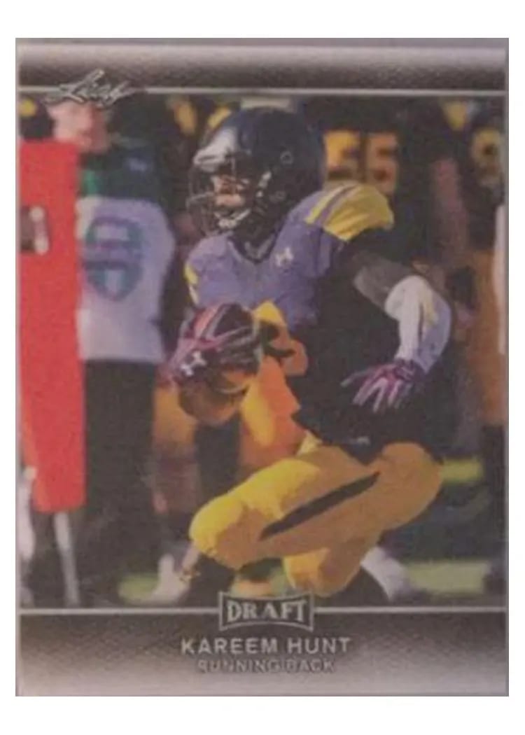2017 Leaf Draft Kareem Hunt #46 card