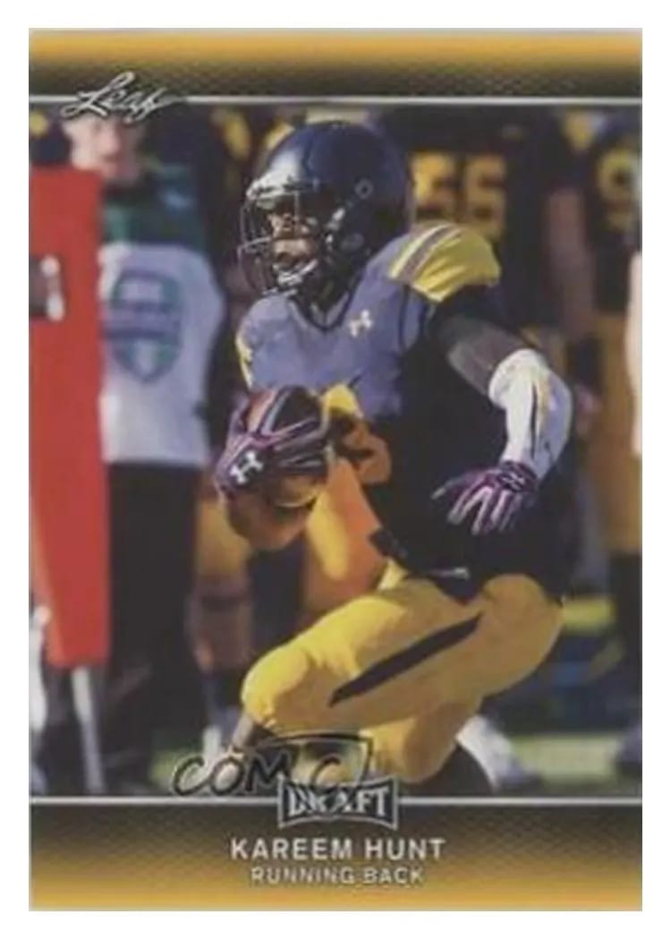 2017 Leaf Draft Kareem Hunt #46 card