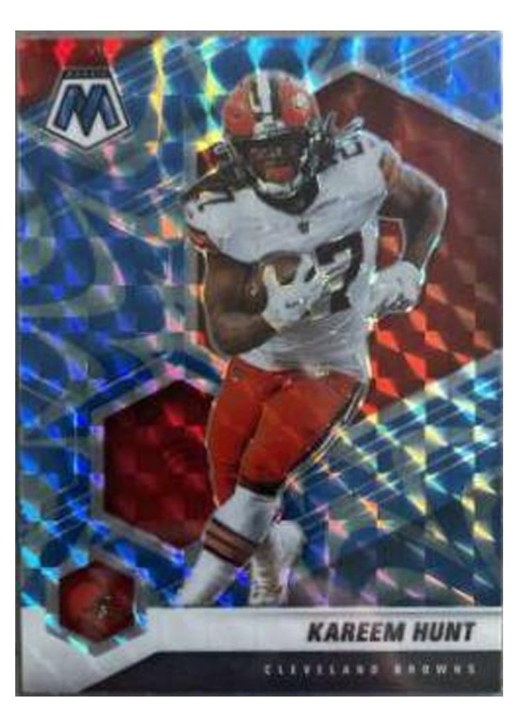 2021 Panini Mosaic Base Set Kareem Hunt #56 card