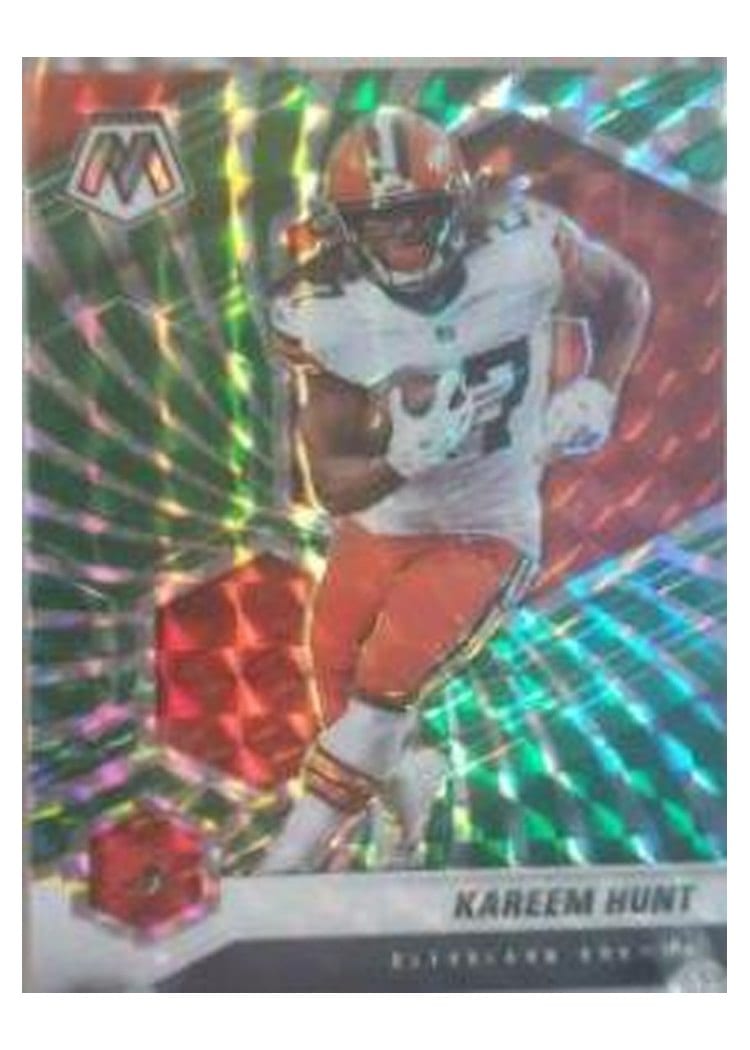 2021 Panini Mosaic Base Set Kareem Hunt #56 card