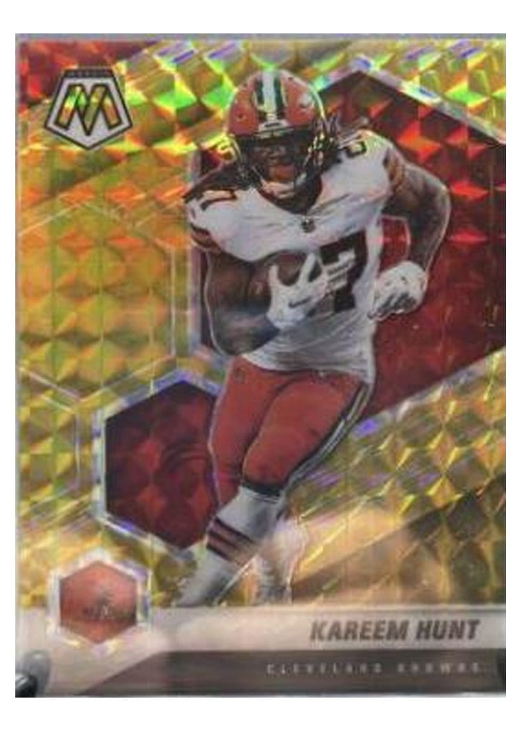 2021 Panini Mosaic Base Set Kareem Hunt #56 card