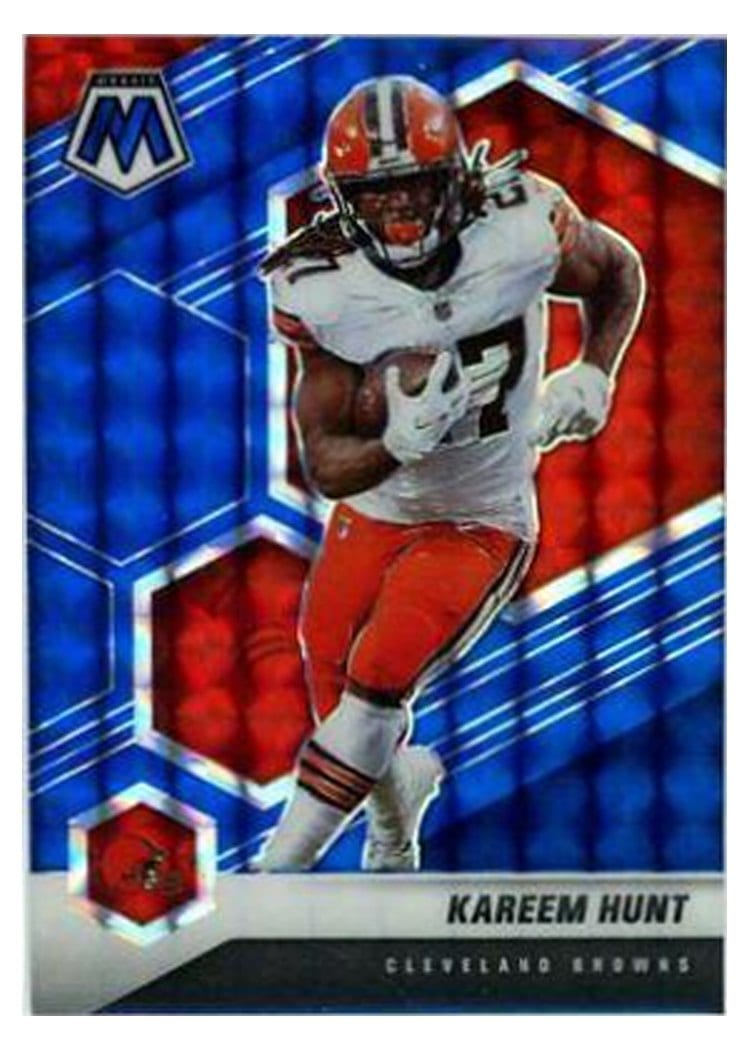 2021 Panini Mosaic Base Set Kareem Hunt #56 card