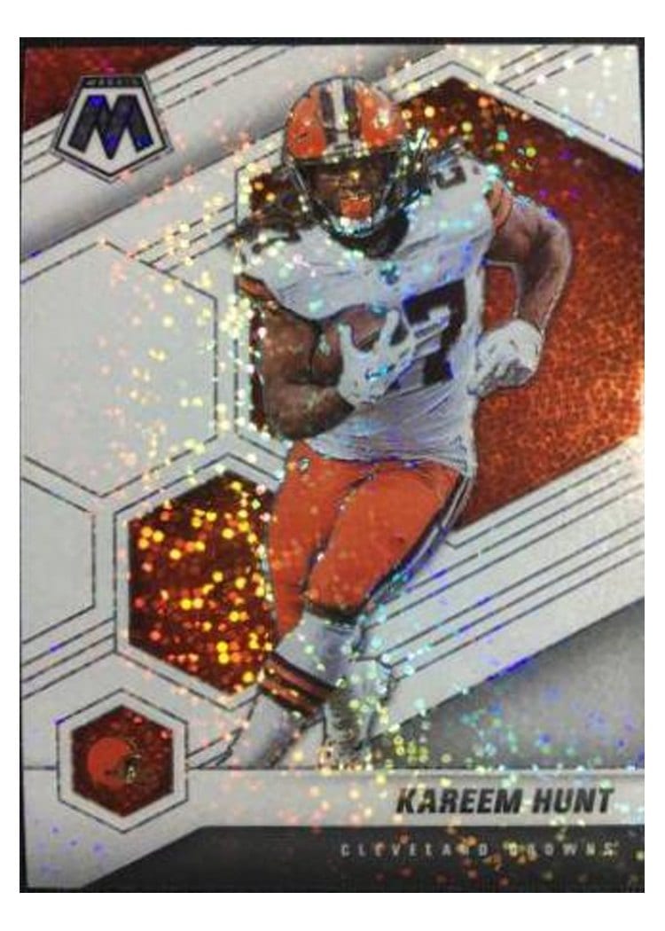 2021 Panini Mosaic Base Set Kareem Hunt #56 card