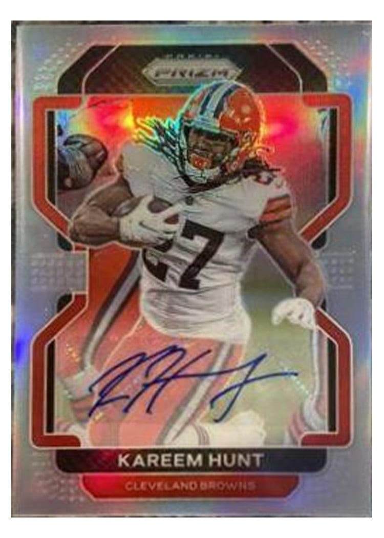 2021 Panini Prizm Base Set Kareem Hunt #265 card