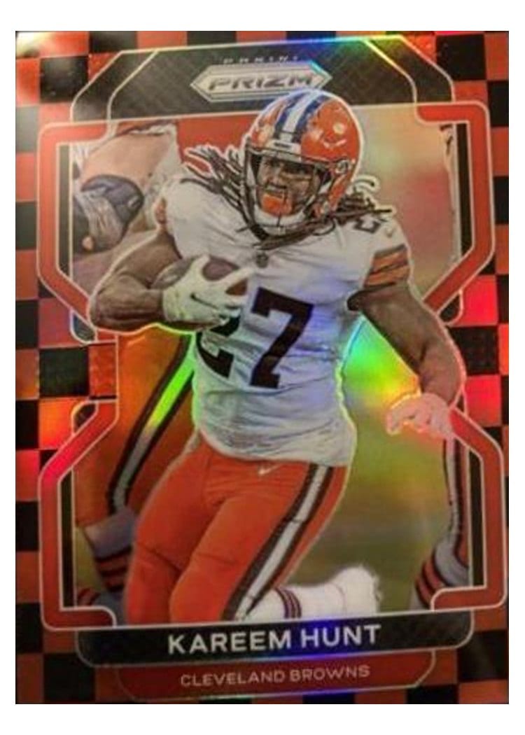 2021 Panini Prizm Base Set Kareem Hunt #265 card