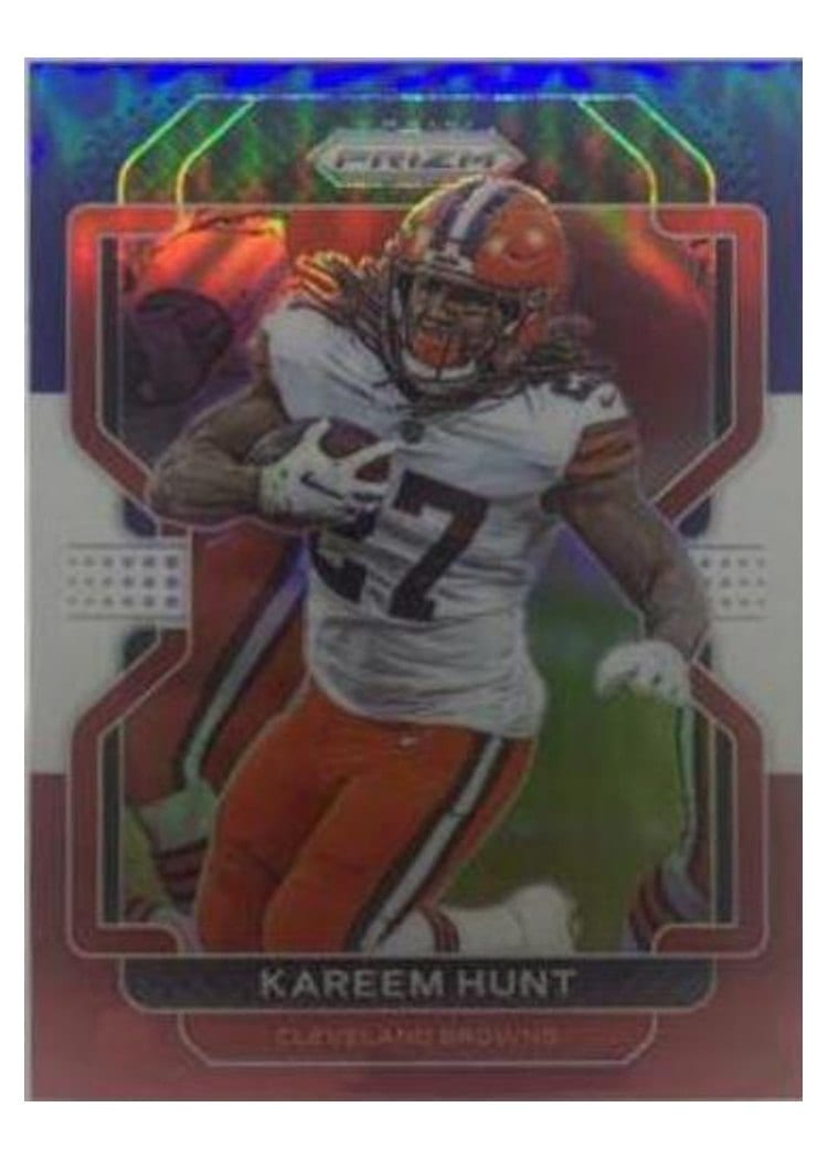 2021 Panini Prizm Base Set Kareem Hunt #265 card