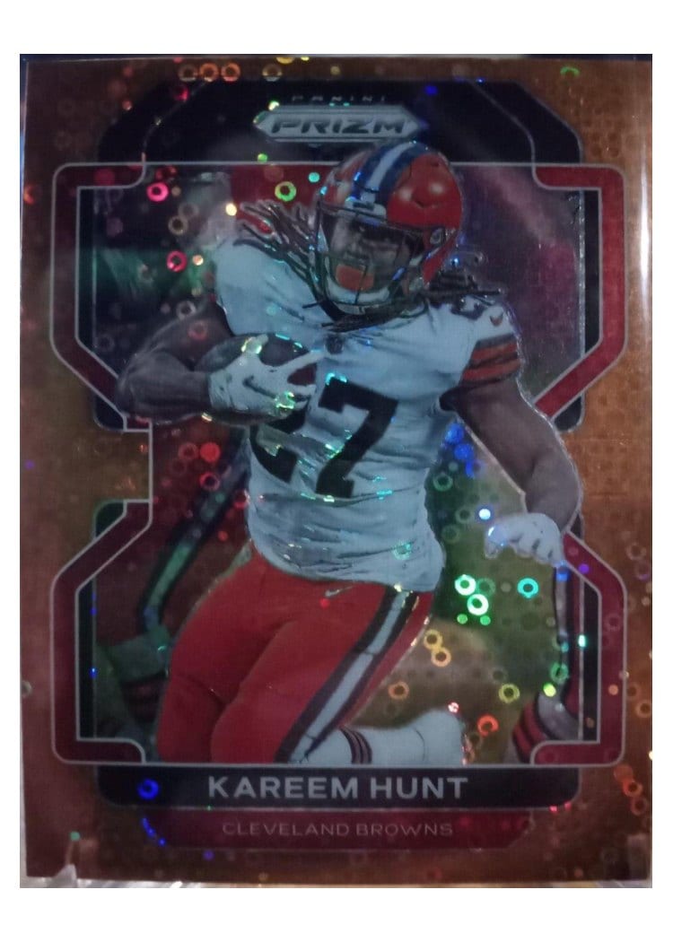 2021 Panini Prizm Base Set Kareem Hunt #265 card