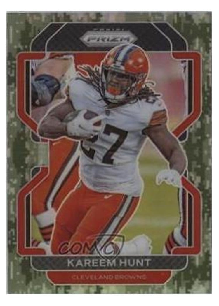 2021 Panini Prizm Base Set Kareem Hunt #265 card