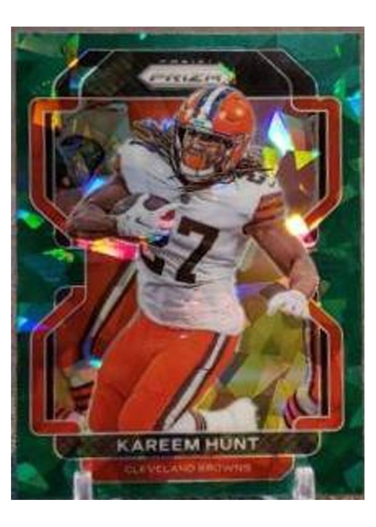 2021 Panini Prizm Base Set Kareem Hunt #265 card