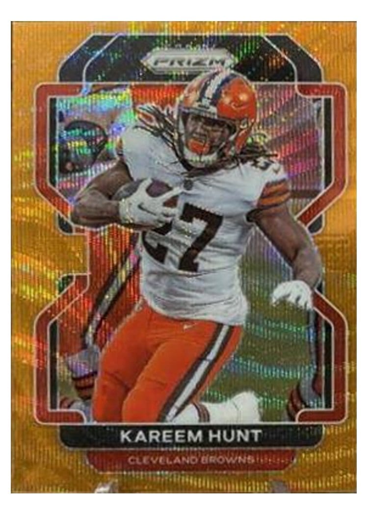 2021 Panini Prizm Base Set Kareem Hunt #265 card
