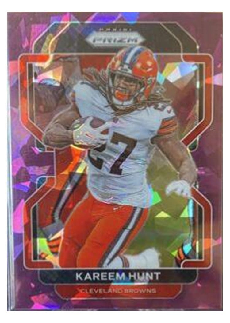 2021 Panini Prizm Base Set Kareem Hunt #265 card