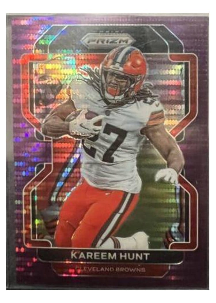 2021 Panini Prizm Base Set Kareem Hunt #265 card