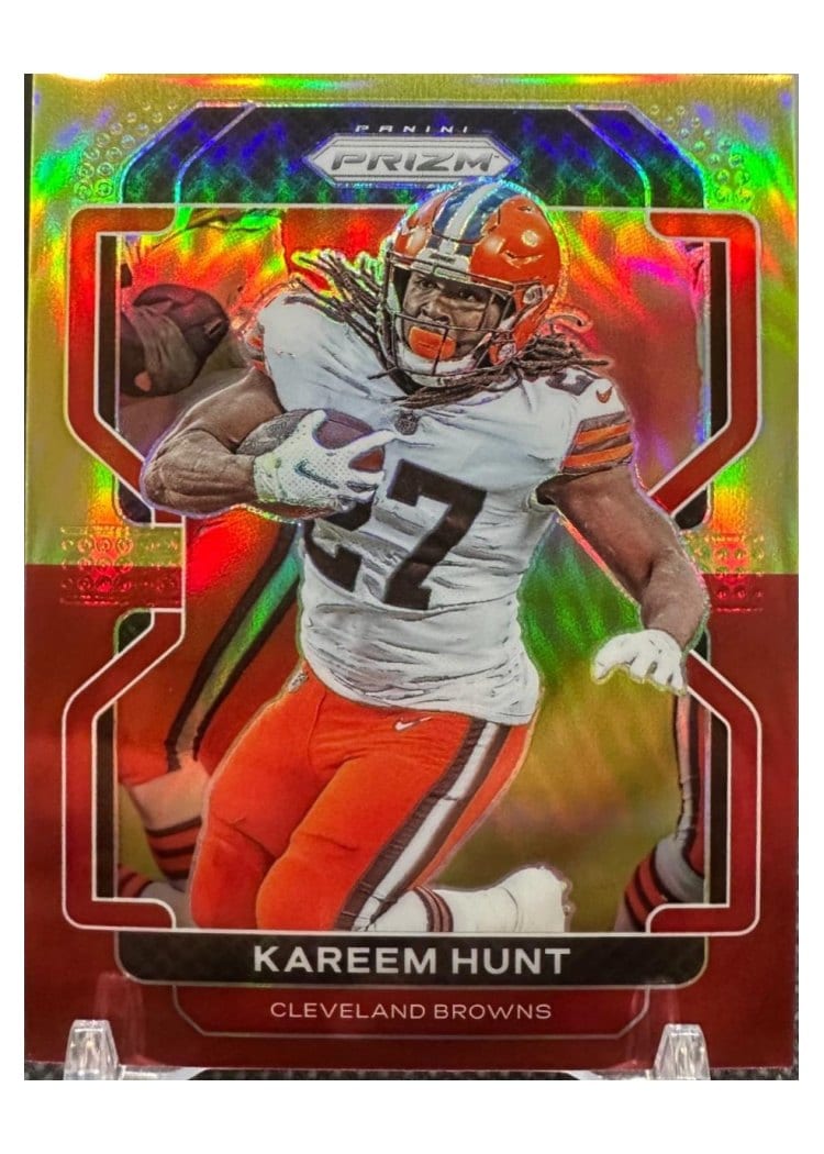 2021 Panini Prizm Base Set Kareem Hunt #265 card