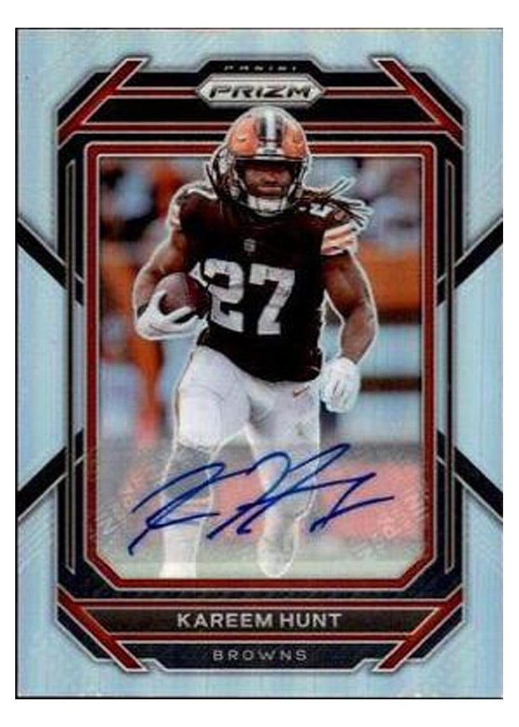 2022 Panini Prizm Base Set Kareem Hunt #68 card