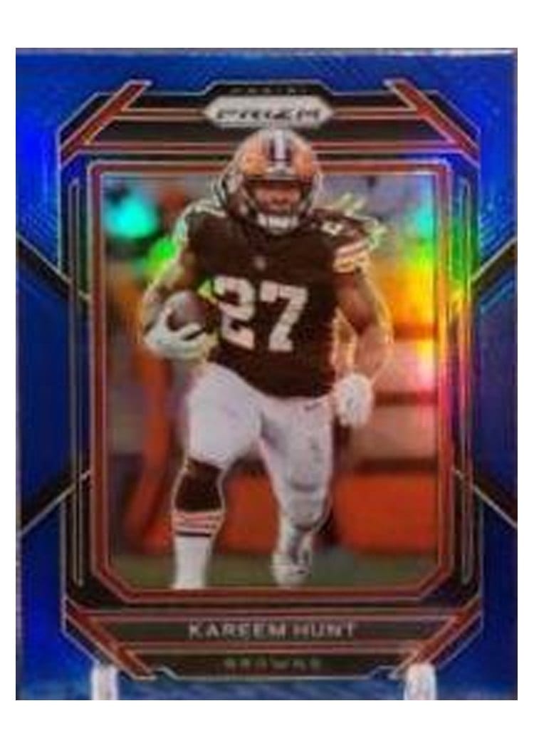2022 Panini Prizm Base Set Kareem Hunt #68 card