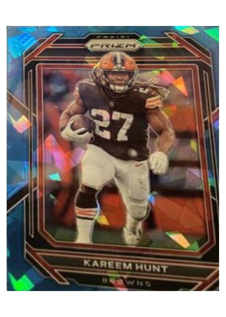 2022 Panini Prizm Base Set Kareem Hunt #68 card
