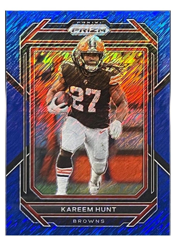 2022 Panini Prizm Base Set Kareem Hunt #68 card
