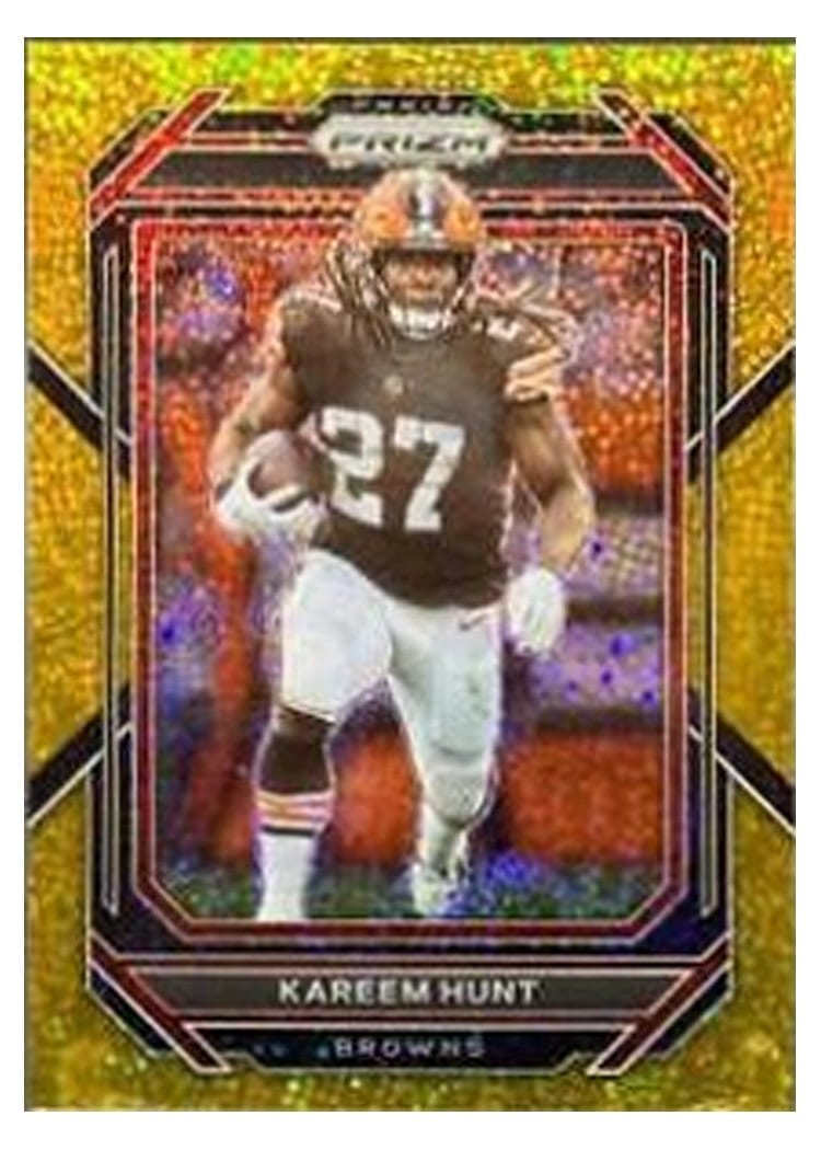 2022 Panini Prizm Base Set Kareem Hunt #68 card