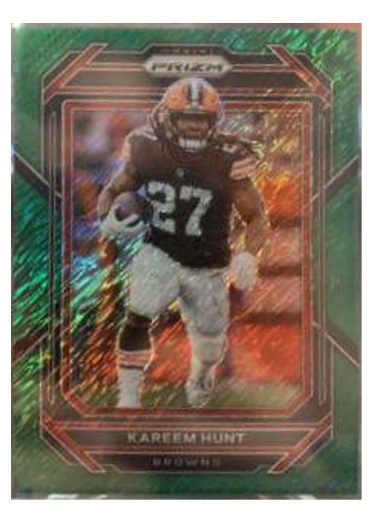 2022 Panini Prizm Base Set Kareem Hunt #68 card