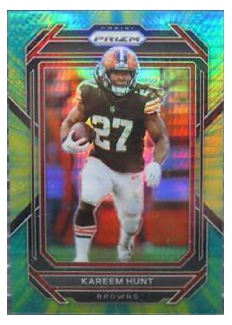2022 Panini Prizm Base Set Kareem Hunt #68 card