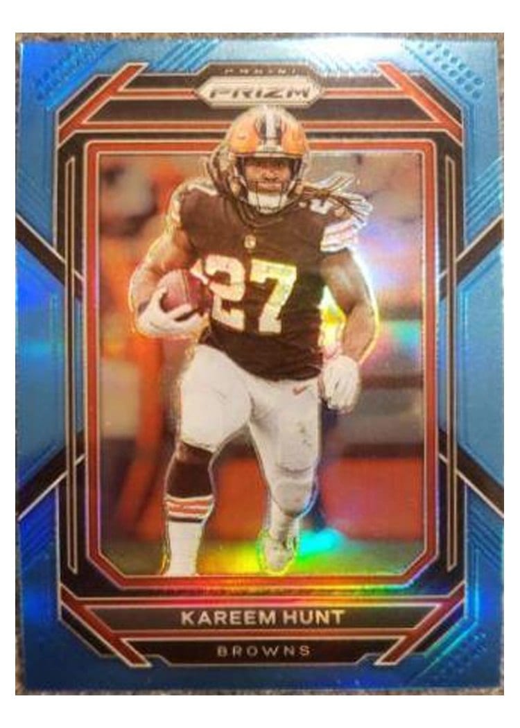 2022 Panini Prizm Base Set Kareem Hunt #68 card