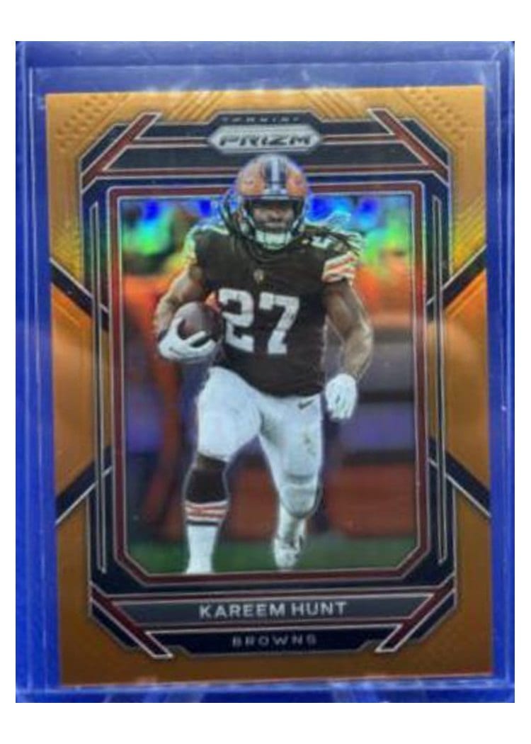 2022 Panini Prizm Base Set Kareem Hunt #68 card