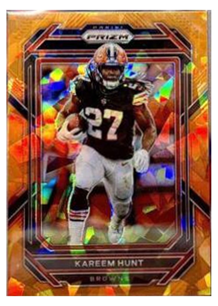 2022 Panini Prizm Base Set Kareem Hunt #68 card