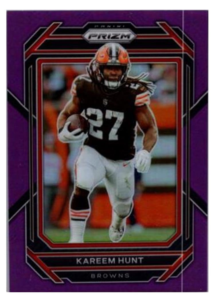 2022 Panini Prizm Base Set Kareem Hunt #68 card