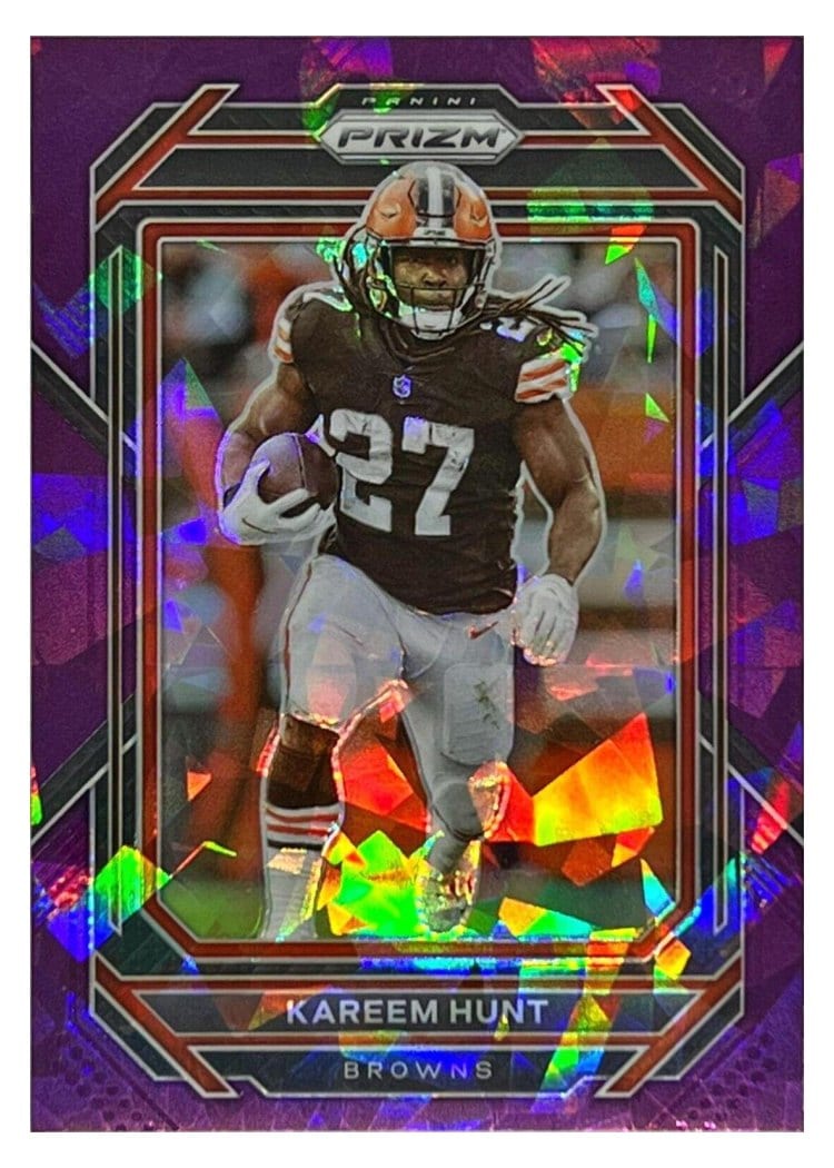 2022 Panini Prizm Base Set Kareem Hunt #68 card