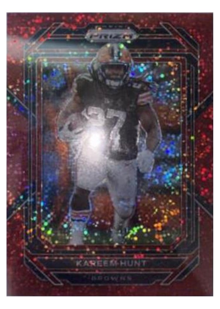 2022 Panini Prizm Base Set Kareem Hunt #68 card