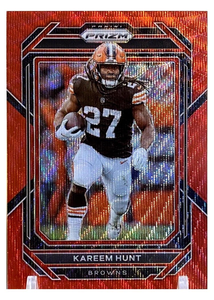 2022 Panini Prizm Base Set Kareem Hunt #68 card