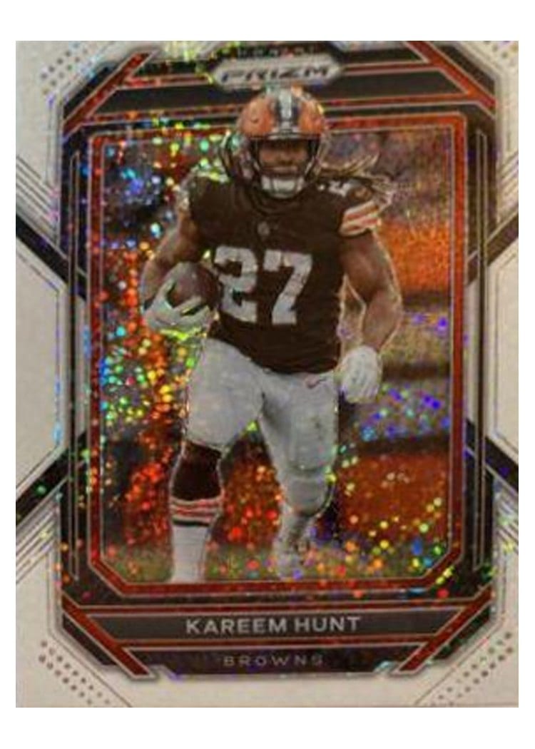 2022 Panini Prizm Base Set Kareem Hunt #68 card