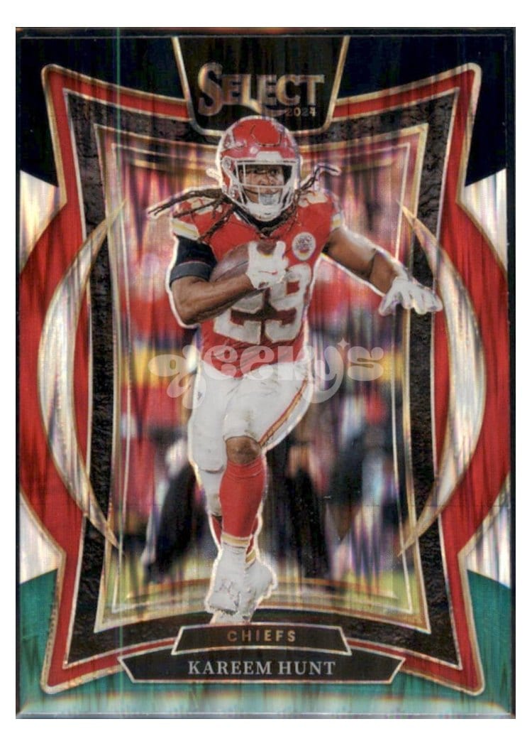 2024 Panini Select Base Set Kareem Hunt #75 card