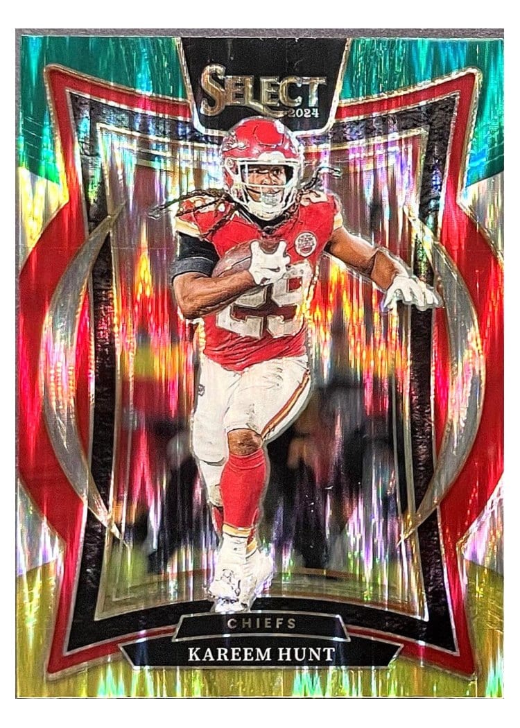 2024 Panini Select Base Set Kareem Hunt #75 card