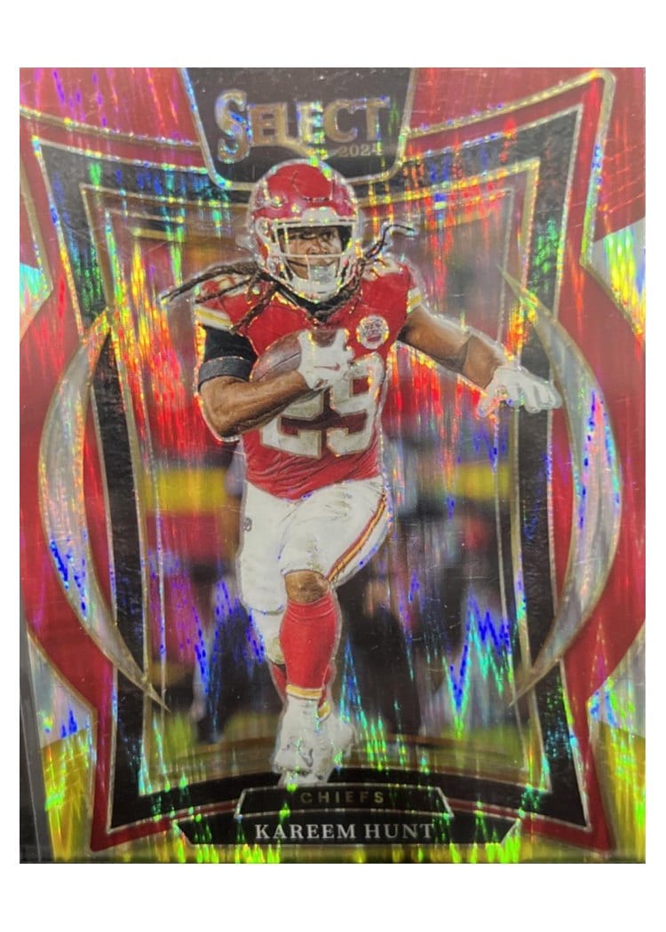 2024 Panini Select Base Set Kareem Hunt #75 card