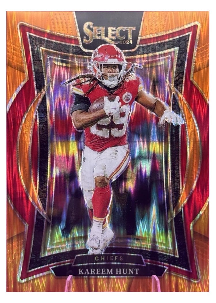 2024 Panini Select Base Set Kareem Hunt #75 card