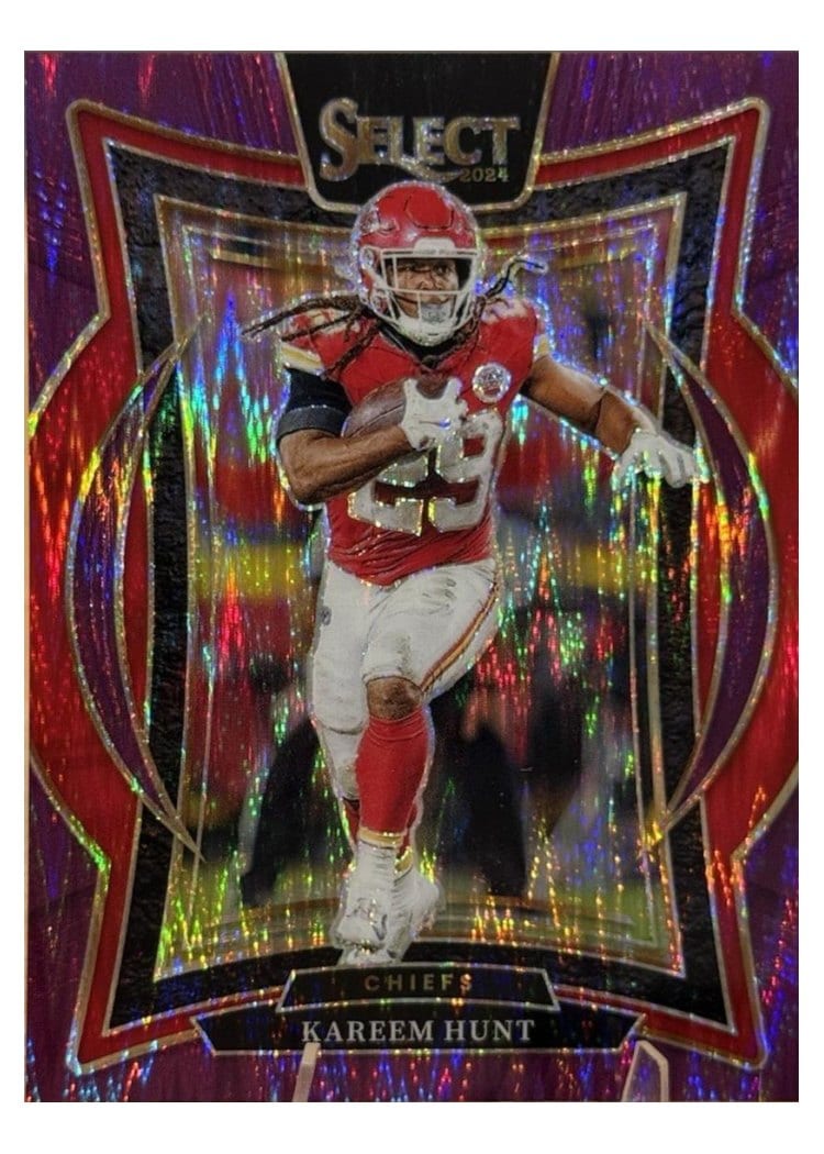 2024 Panini Select Base Set Kareem Hunt #75 card
