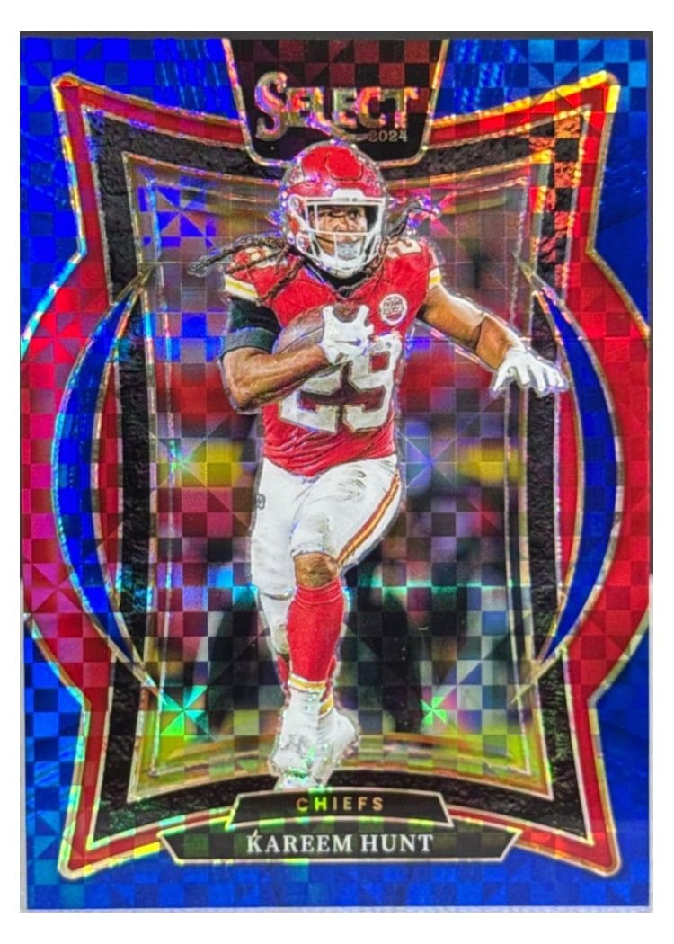 2024 Panini Select Base Set Kareem Hunt #75 card