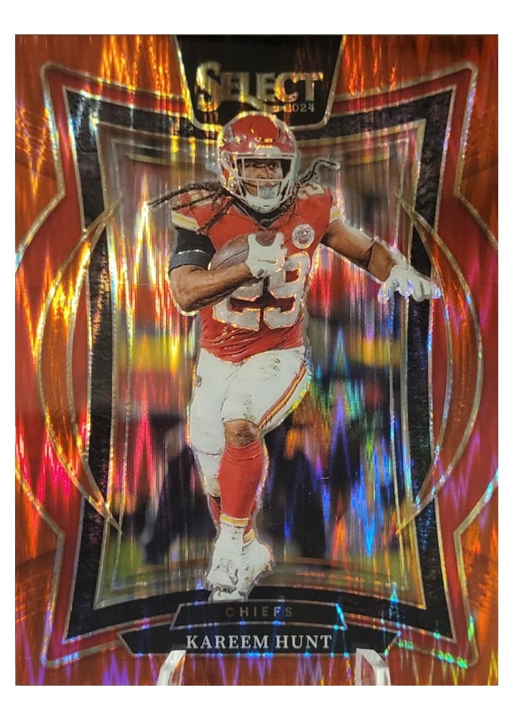 2024 Panini Select Base Set Kareem Hunt #75 card