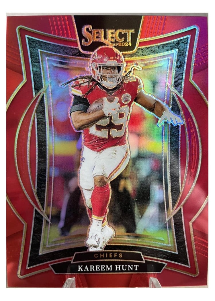 2024 Panini Select Base Set Kareem Hunt #75 card