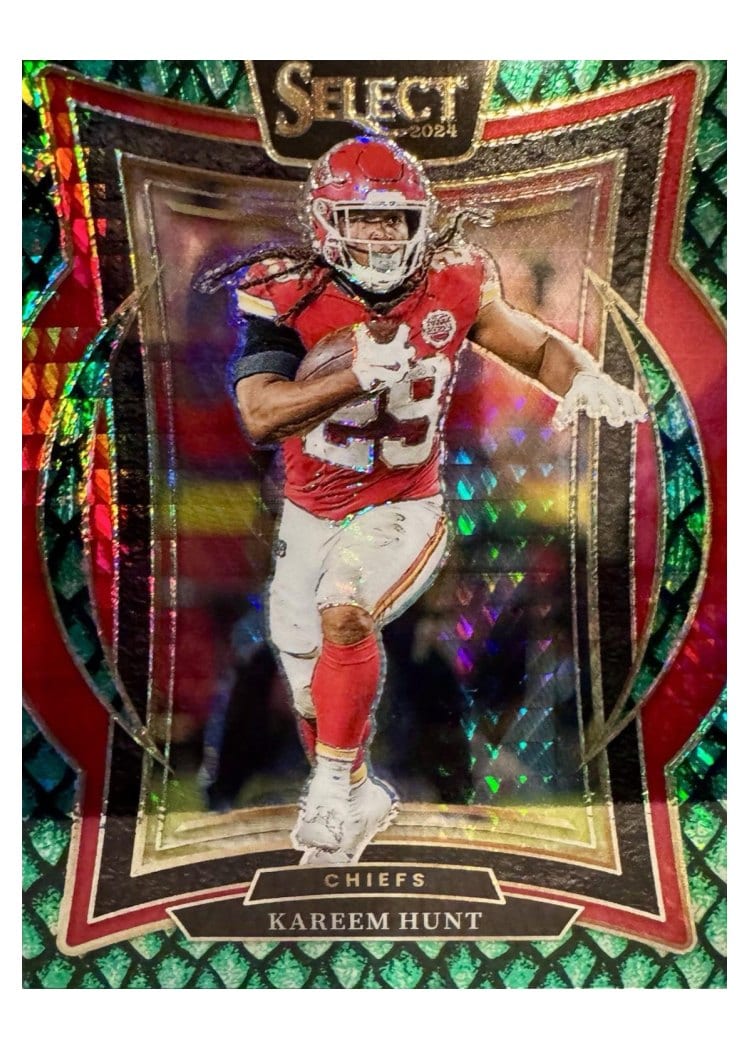 2024 Panini Select Base Set Kareem Hunt #75 card