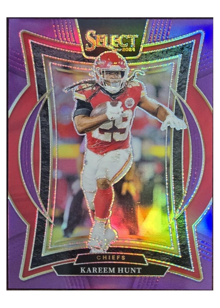 2024 Panini Select Base Set Kareem Hunt #75 card