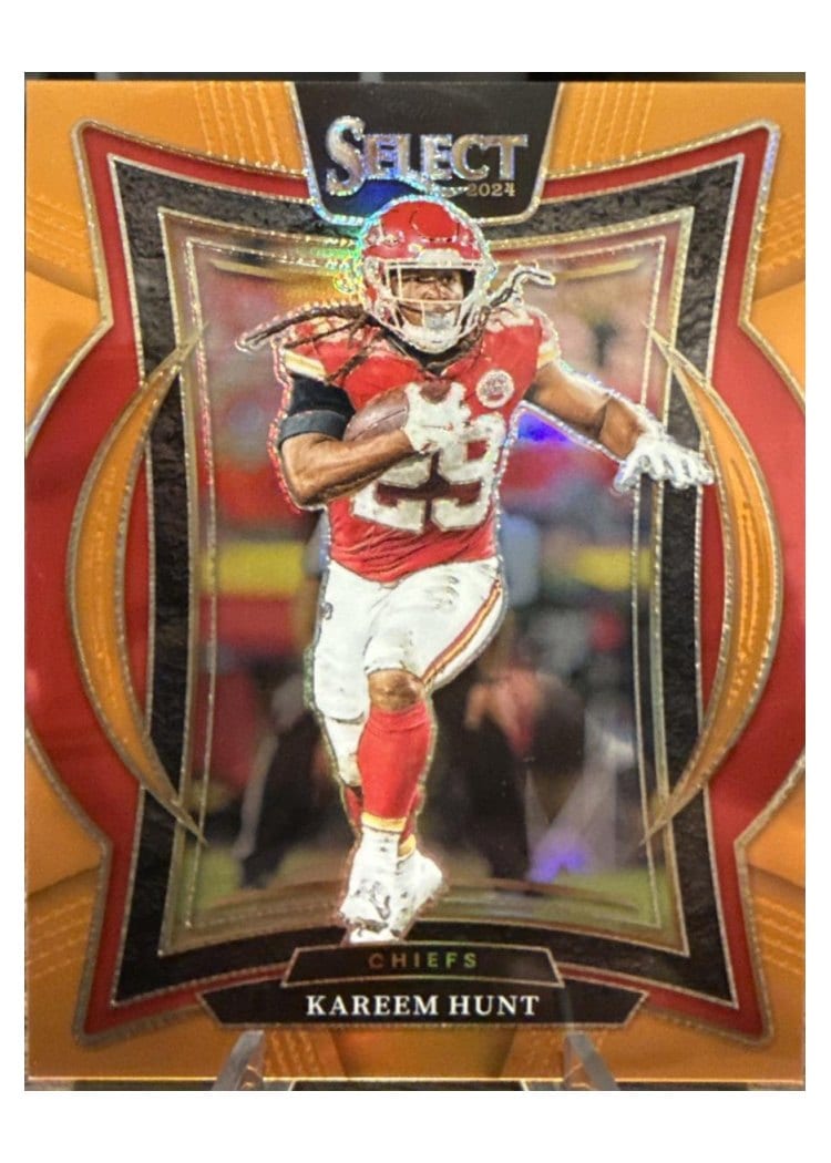 2024 Panini Select Base Set Kareem Hunt #75 card