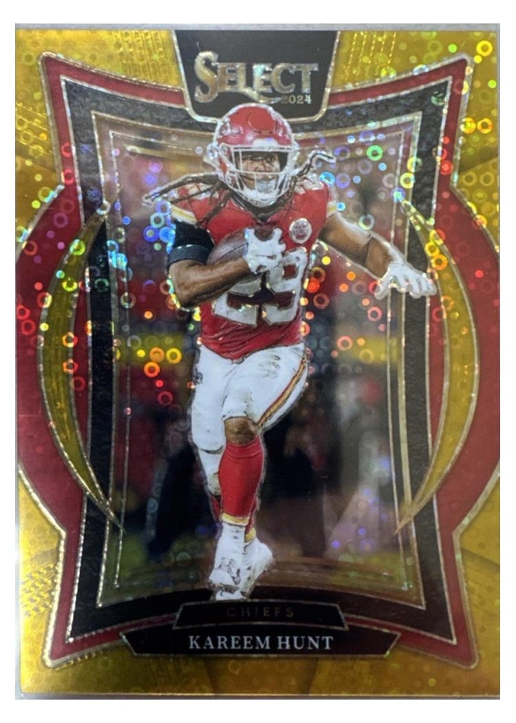 2024 Panini Select Base Set Kareem Hunt #75 card