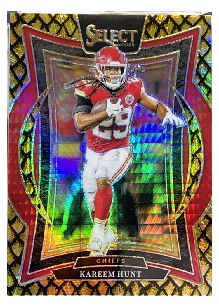 2024 Panini Select Base Set Kareem Hunt #75 card