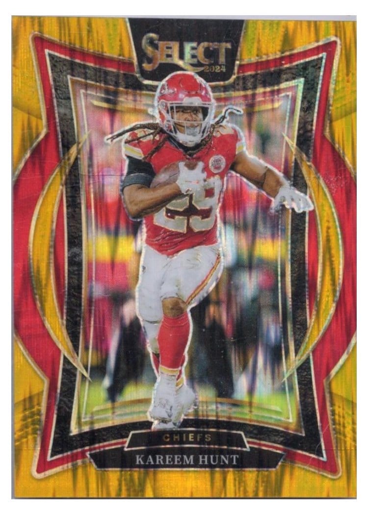 2024 Panini Select Base Set Kareem Hunt #75 card