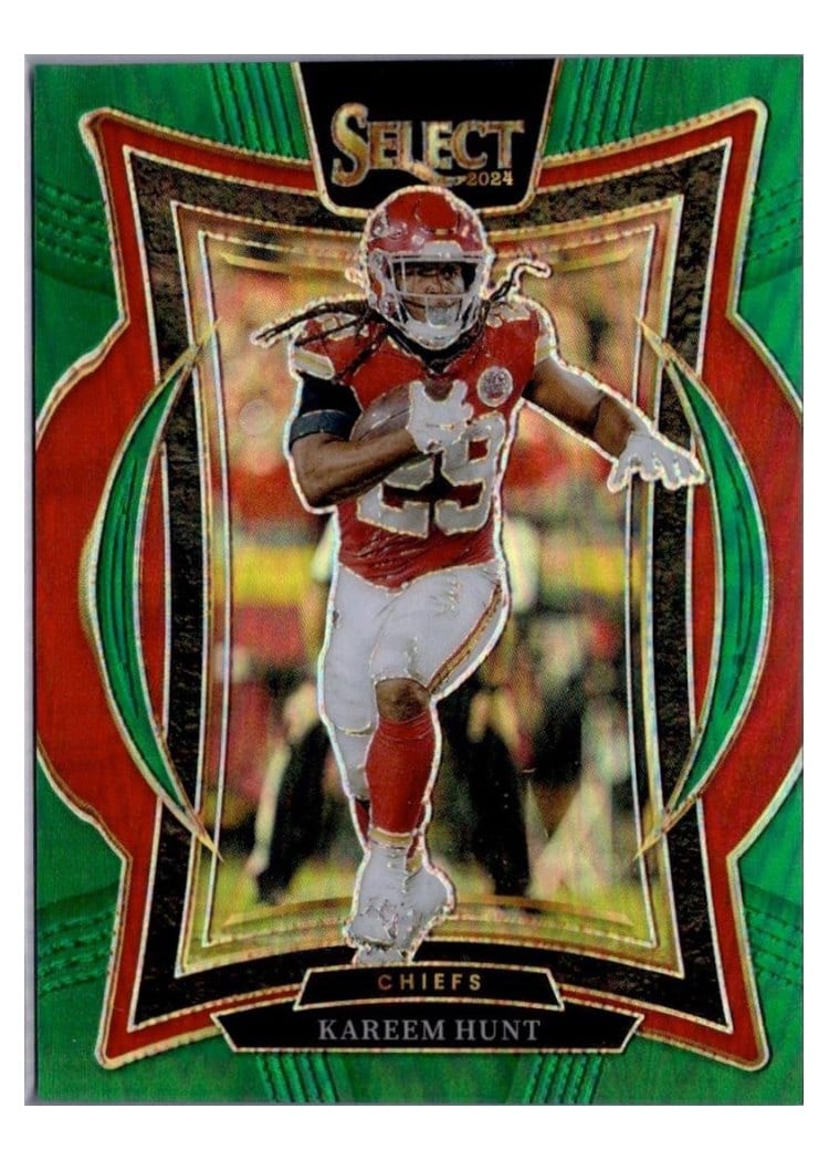 2024 Panini Select Base Set Kareem Hunt #75 card
