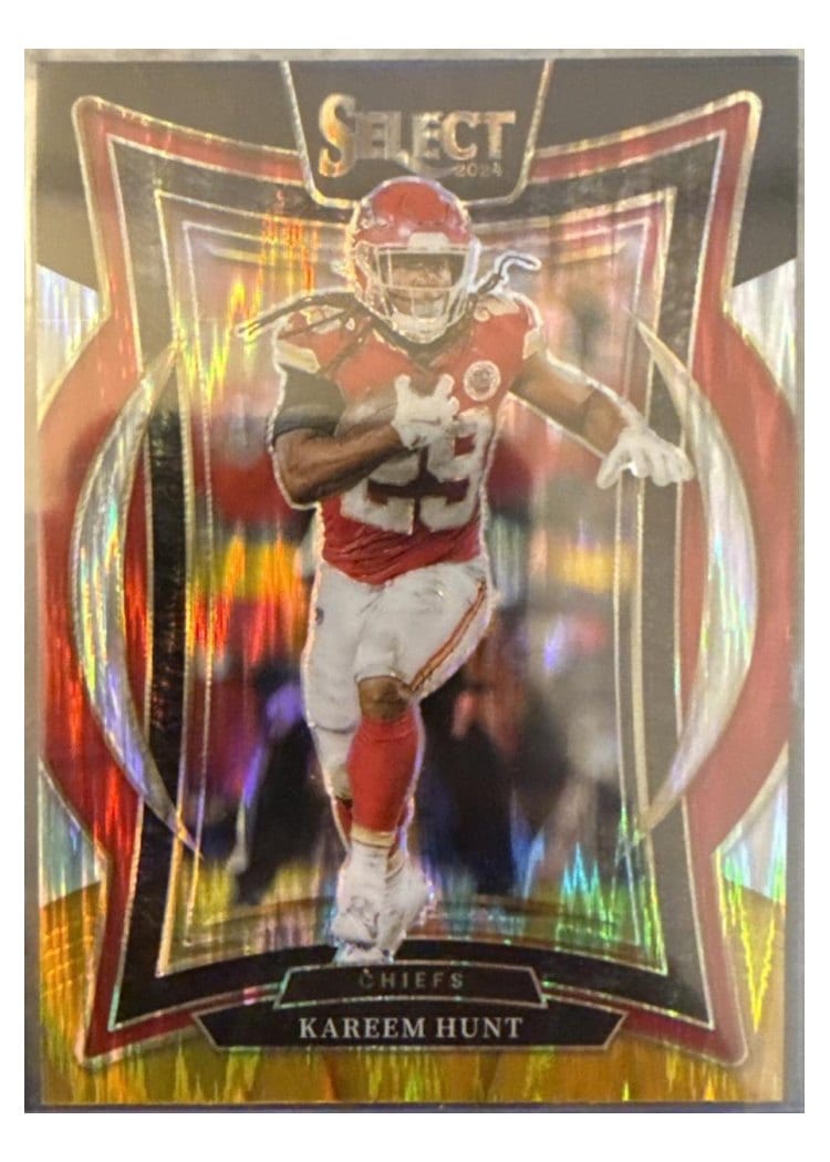 2024 Panini Select Base Set Kareem Hunt #75 card